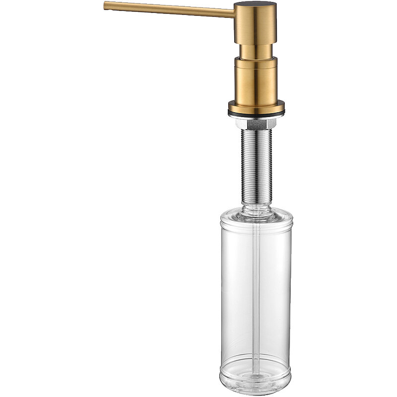 Изображение товара Встраиваемый дозатор для жидкого мыла Paulmark Kraft D003-BG золото