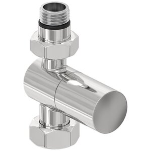 Изображение товара Вентиль для полотенцесушителя из нержавеющей стали G 1/2 х G 3/4 хром