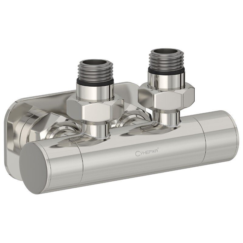 Изображение товара Вентиль Сунержа EU50 угловой скрытый для полотенцесушителя хром Россия