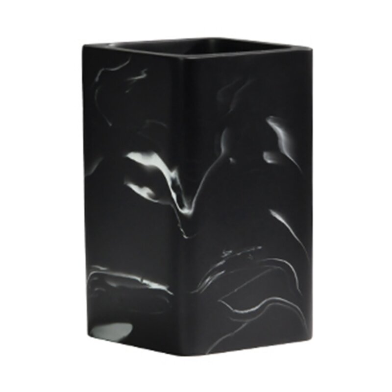 Изображение товара Стакан для зубных щеток WasserKRAFT Paar, K-4228, черный/белый