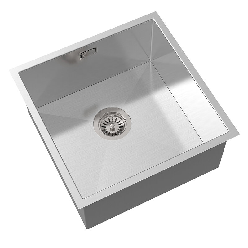 Изображение товара Мойка кухонная Oulin 44 см, нержавеющая сталь, цвет сатин, OL-F101