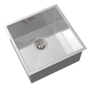 Изображение товара Мойка кухонная Oulin 44 см, нержавеющая сталь, цвет сатин, OL-F101