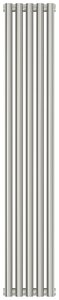 Изображение товара Радиатор стальной трубчатый Сунержа Эстет-1, ширина 25 см, высота 120 см, 5 секций, боковое подключение, хром, 00-0301-1205
