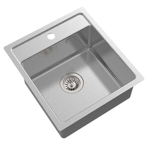 Изображение товара Кухонная мойка Oulin 42 см нержавеющая сталь сатиновая OL-FUR112