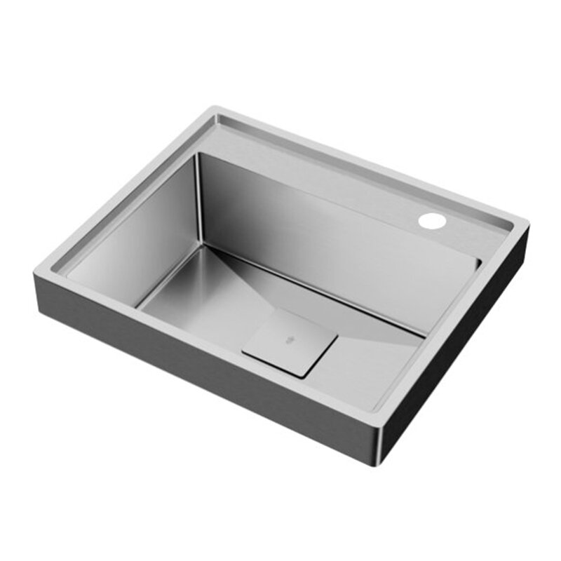 Изображение товара Мойка кухонная Oulin 58 см, нержавеющая сталь, цвет сатин, OL-G6101