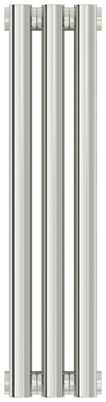 Изображение товара Радиатор стальной трубчатый Сунержа Эстет-1, ширина 15 см, высота 50 см, 3 секции, боковое подключение, хром, 00-0301-5003