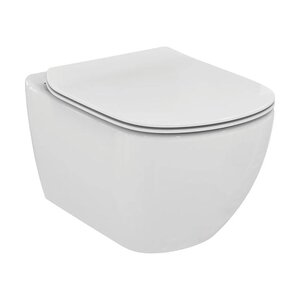 Изображение товара Подвесной унитаз безободковый Ideal Standard Tesi Aquablade T007901/T352701, крышка микролифт, белый