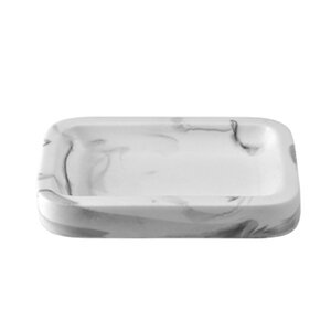 Изображение товара Мыльница WasserKRAFT Ems, белый/черный, K-1629