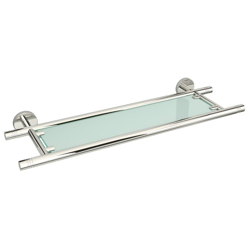 Изображение товара Полка Сунержа Каньон 00-3003-0500 50 см хром нержавеющая сталь стекло