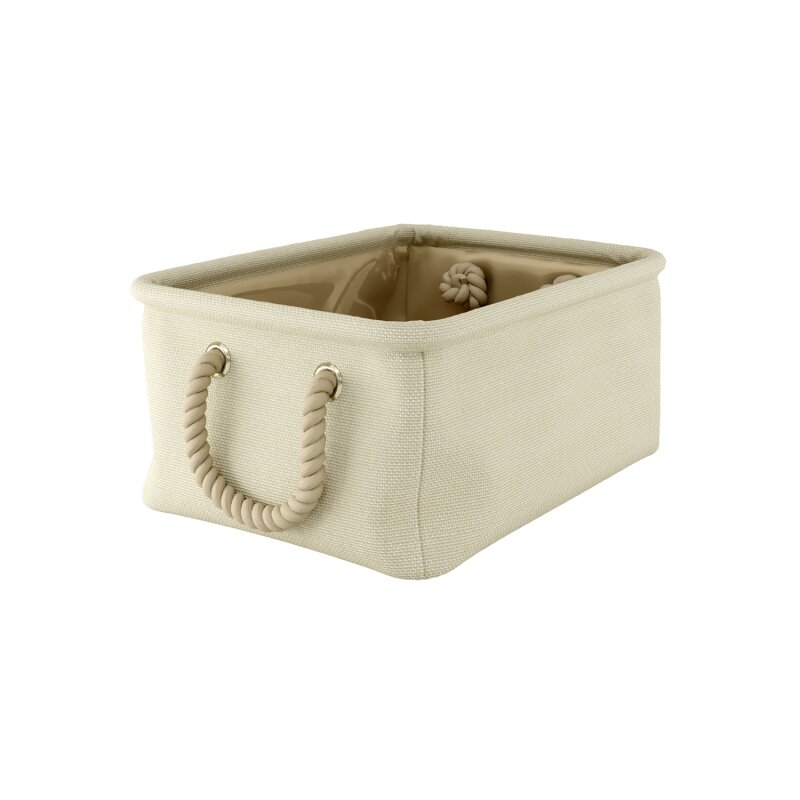 Изображение товара Корзина для ванной WasserKraft Weida WB-310-L большая бежевый полиэстер Германия