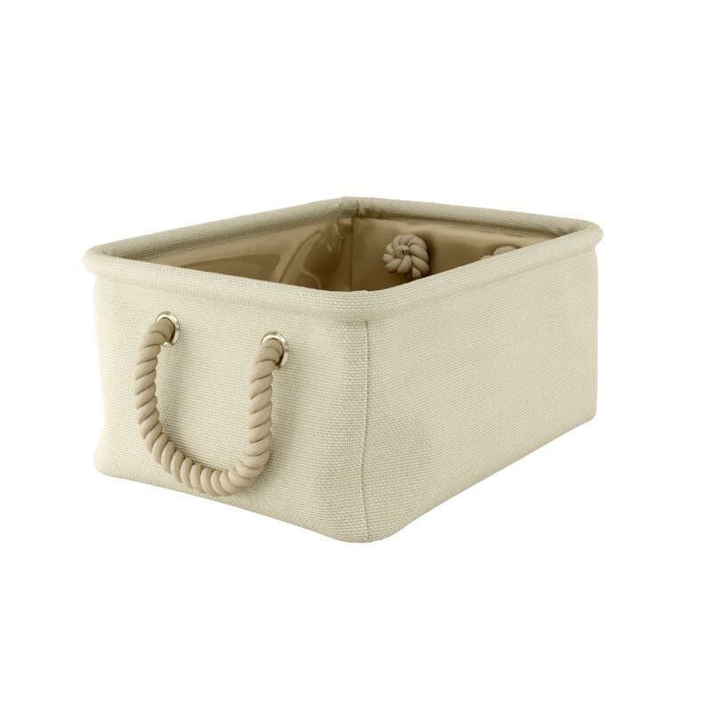 Изображение товара Корзина для ванной комнаты WasserKraft Weida WB-310-M бежевый 26x36x16 см