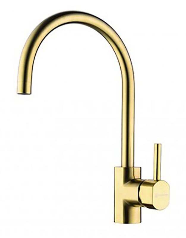 Изображение товара Смеситель Omoikiri Wakayama-LG 4994291 светлое золото для кухни