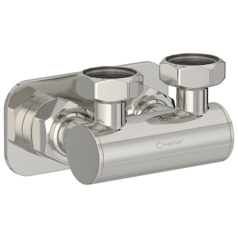 Изображение товара Угловой модуль Сунержа, 2 х 3/4 дюйма, хром