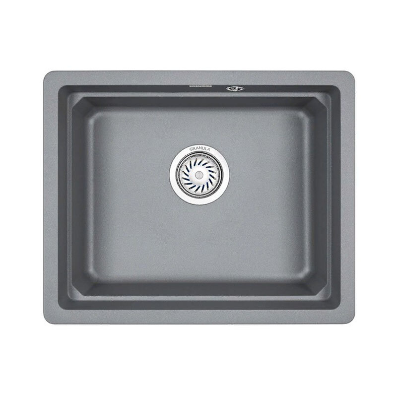 Изображение товара Кухонная мойка Granula Kitchen Space 55 см кварц алюминиум
