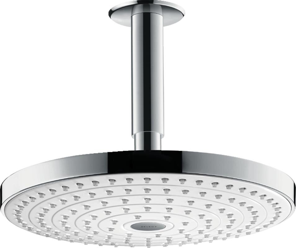 Изображение товара Верхний душ Hansgrohe Raindance Select 24x24 см 2 режима белый хром