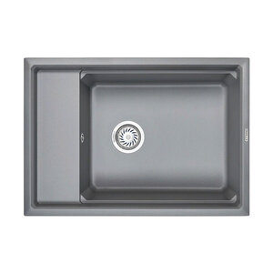 Изображение товара Кухонная мойка Granula KS-7305 7305al алюминий встраиваемая 73х51 см