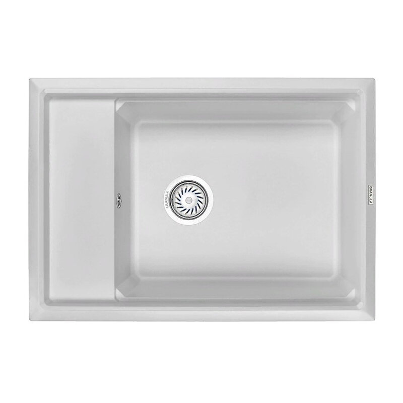 Изображение товара Кухонная мойка Granula KS-7305 7305wh арктик из искусственного камня