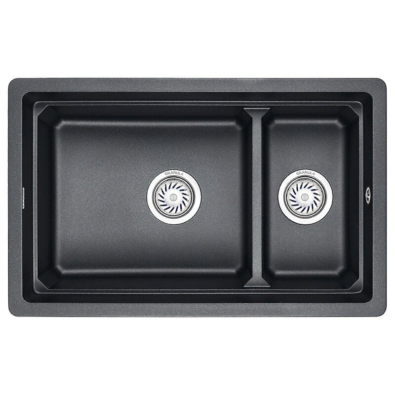 Изображение товара Кухонная мойка Granula KS-7304U 7304Usv квадратная шварц кварц крупной формы