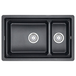 Изображение товара Кухонная мойка Granula KS-7304U 7304Usv квадратная шварц кварц крупной формы