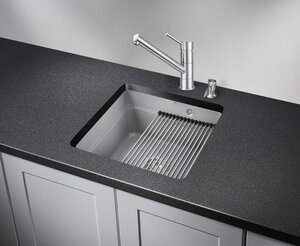 Изображение товара Комплект кухонная мойка Granula + смеситель Granula, 4501U+0010, Алюминиум