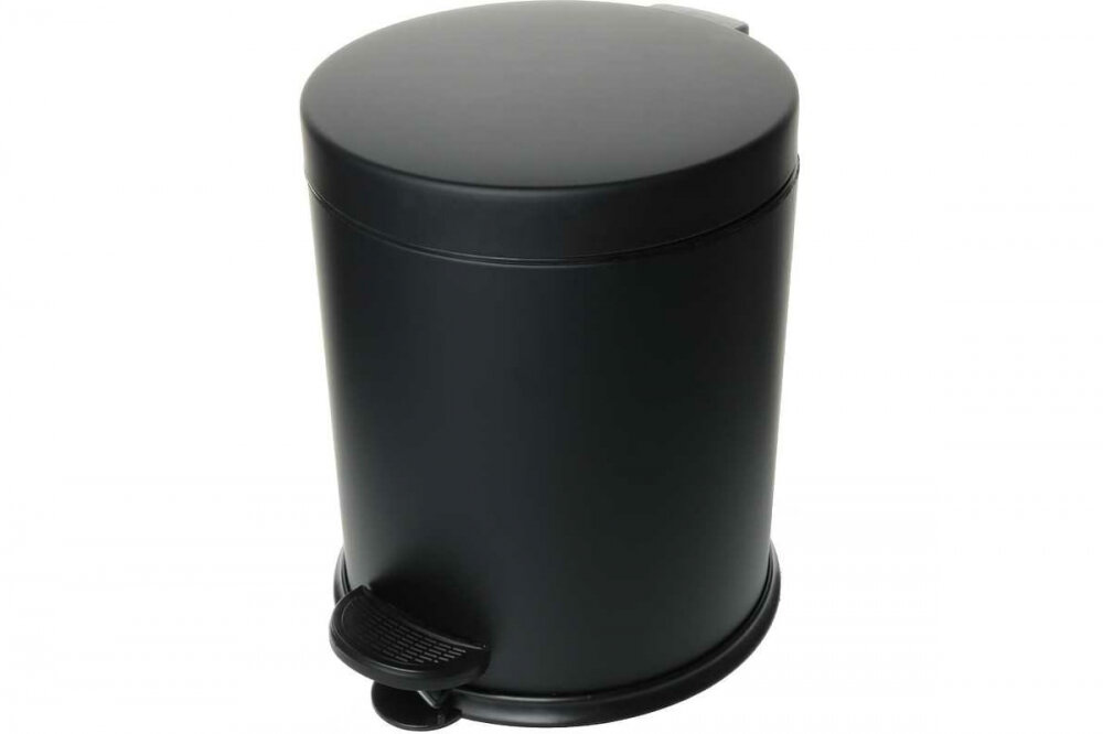 Изображение товара Ведро для мусора Fixsen Horeca FX-34024B с крышкой 5 л черное напольное