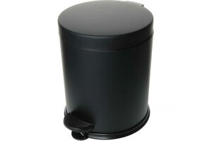 Изображение товара Ведро для мусора Fixsen Horeca FX-34024B с крышкой 5 л черное напольное