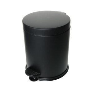 Изображение товара Ведро для мусора Fixsen Horeca FX-34024B, с крышкой, 5 литров, напольное, черный