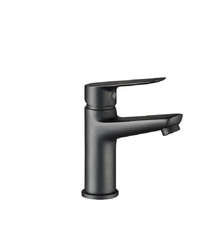 Изображение товара Смеситель Esko для раковины графит однорычажный 14.4 см