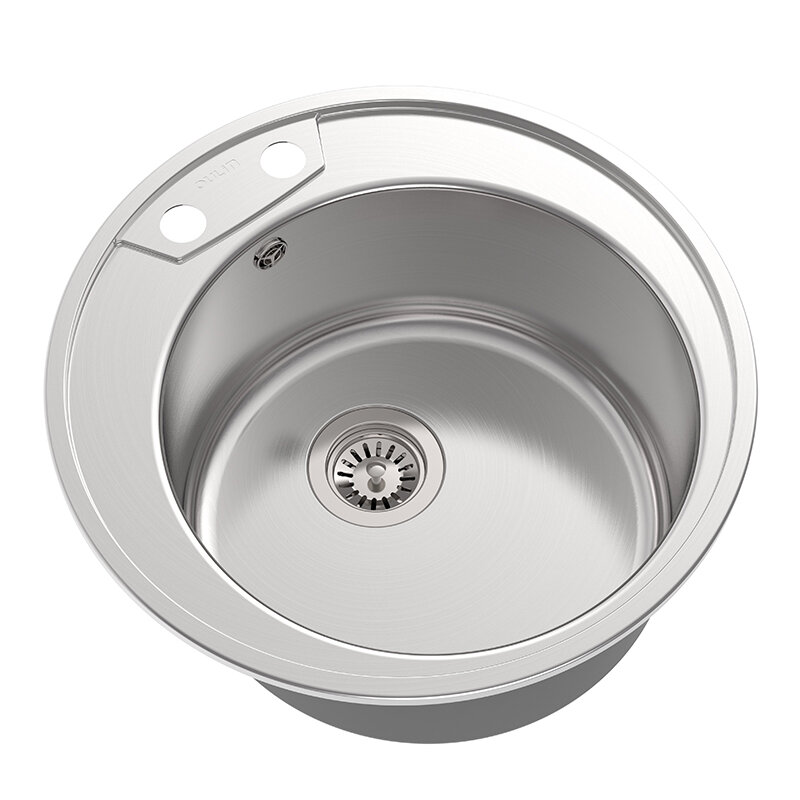 Изображение товара Мойка Oulin OL-R510 из нержавеющей стали 51 см, Satin Finish Brushing, 1 чаша