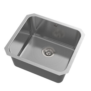 Изображение товара Кухонная мойка из нержавеющей стали Oulin 48 см с сатиновой поверхностью
