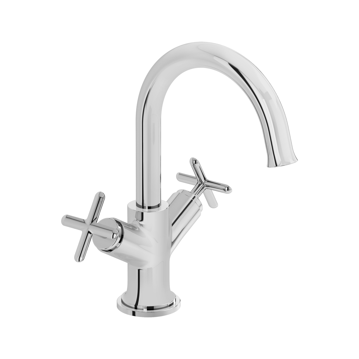 Изображение товара Смеситель для раковины Vitra Origin Classic хром двухвентильный 15.1 см