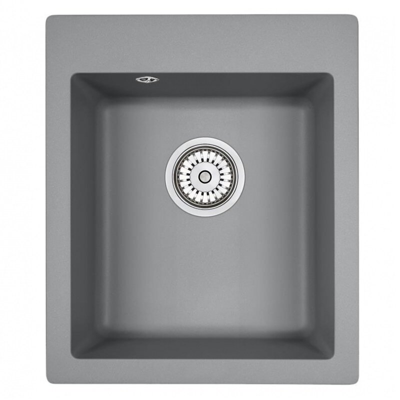 Изображение товара Мойка кухонная Емар Quartz EMQ-1415.Q Алмаз 49 x 41.5 см, искусственный камень, Алмаз (выставочный образец, без сливной арматуры, отсутствует упаковка)