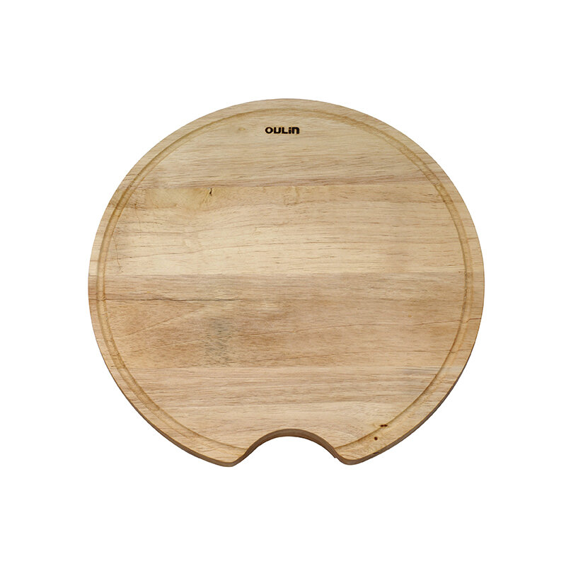 Изображение товара Доска разделочная Oulin ZM-R510 из массива бука 404x404 мм