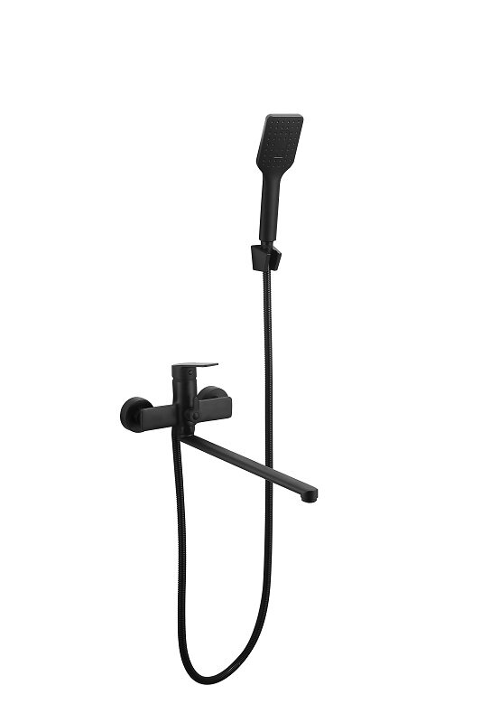 Изображение товара Смеситель для ванны и душа Esko Singapore SB 31 black, с душевым гарнитуром, цвет черный матовый