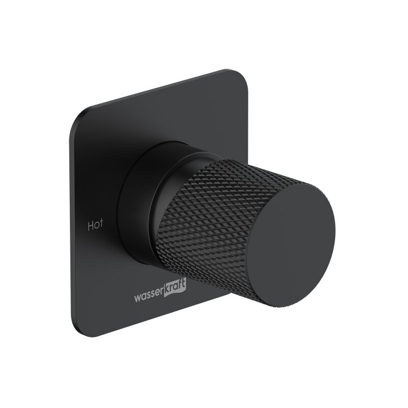 Изображение товара Смеситель для душа WasserKRAFT Fulda черный матовый 5251