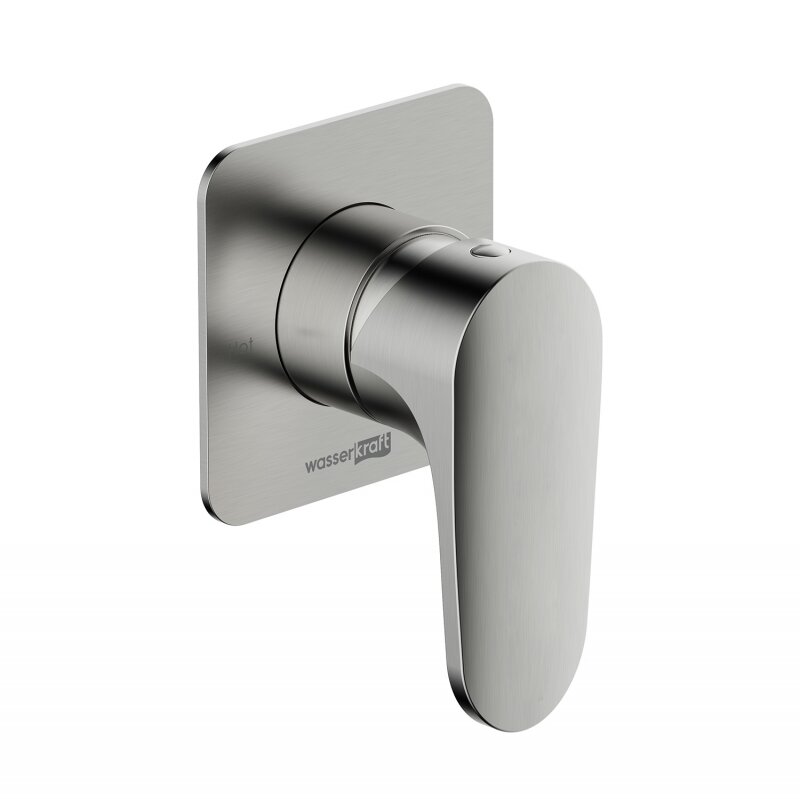 Изображение товара Смеситель WasserKRAFT Spree 1451 никель — однорычажный латунный, скрытый монтаж