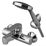 Смеситель Gattoni H2Omix 3000/30C0cr, для ванны и душа, хром - фото 1