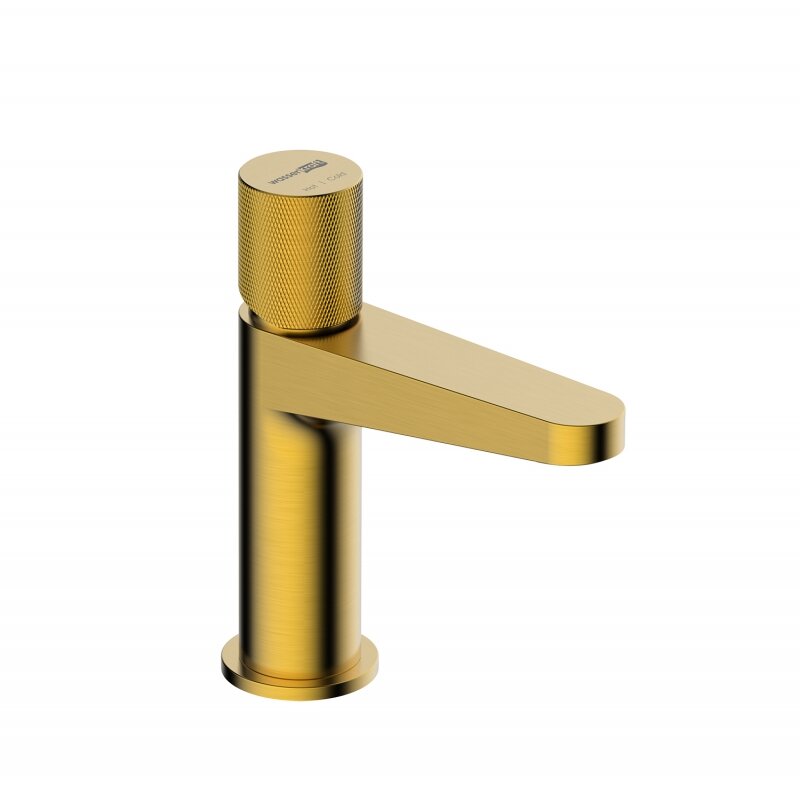 Изображение товара Смеситель WasserKRAFT Schunter для раковины золото матовое однорычажный PVD 8203