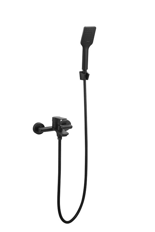 Изображение товара Смеситель для ванны и душа Esko Singapore black, с душевым гарнитуром, цвет черный матовый, SB 54