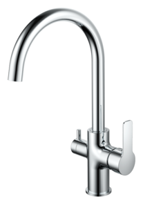 Изображение товара Смеситель Esko для кухонной мойки, с подключением к фильтру с питьевой водой, цвет хром, K27