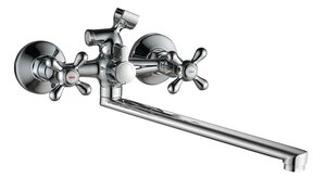 Изображение товара Смеситель для ванны и душа Esko Vienna VN 31-2, с душевым гарнитуром, цвет хром