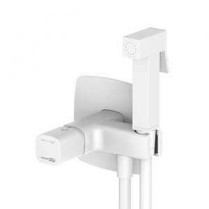 Изображение товара Гигиенический душ WasserKRAFT Saale 9538, со смесителем, белый матовый