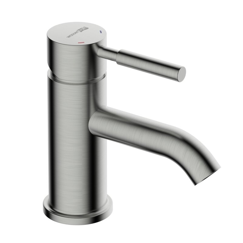 Изображение товара Смеситель WasserKRAFT Wern 4205 для раковины никель современный стиль Изображение товара Смеситель WasserKRAFT Wern 4205 для раковины никель современный стиль