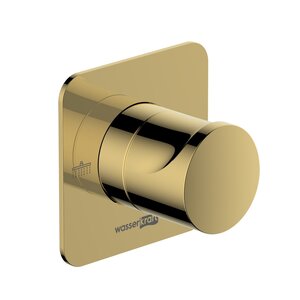 Изображение товара Переключатель потоков WasserKRAFT Neckar, на 2 потребителя, золото глянцевое, A277