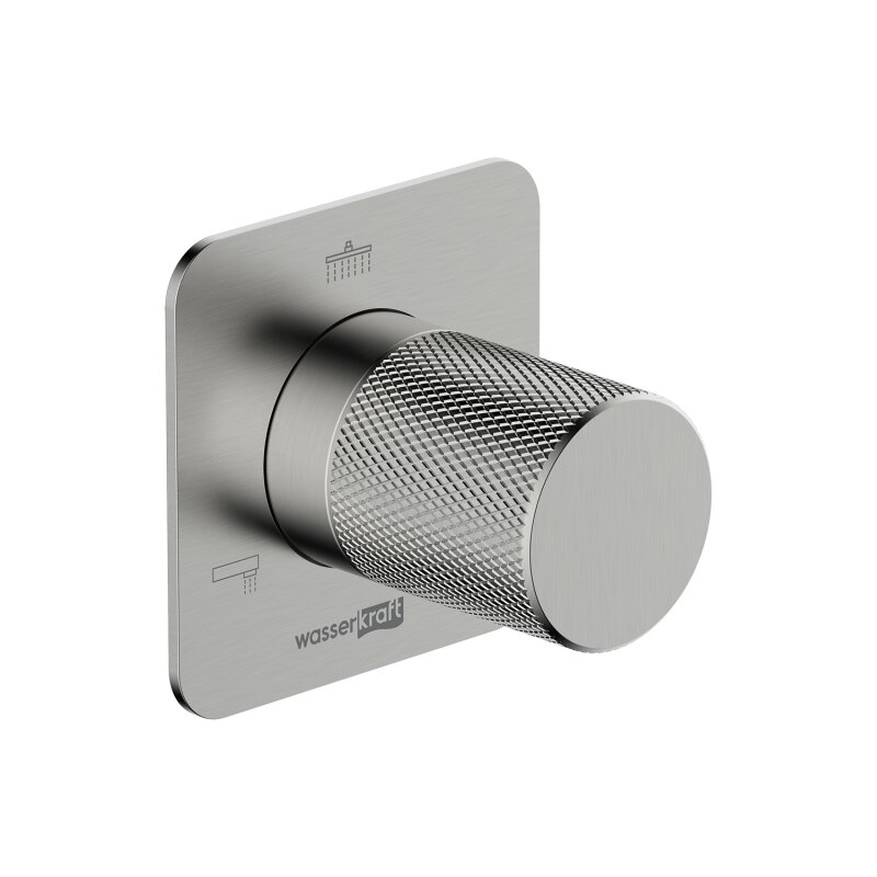 Изображение товара Переключатель потоков WasserKRAFT Tauber A297 никель для душа Изображение товара Переключатель потоков WasserKRAFT Tauber A297 никель для душа