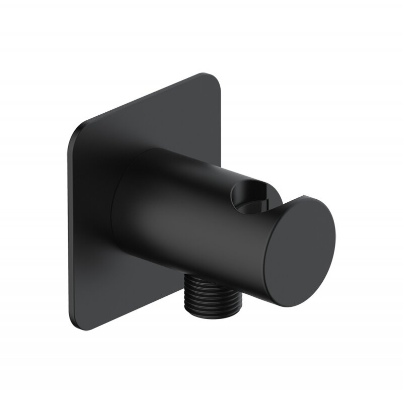 Изображение товара Шланговое подключение WasserKRAFT Fulda с держателем черное матовое A302