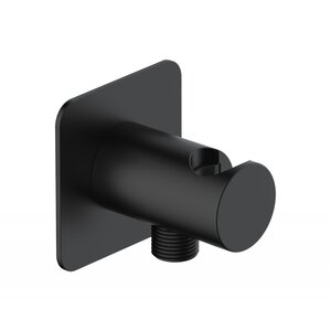 Изображение товара Шланговое подключение WasserKRAFT Fulda, с держателем для лейки, черное матовое, A302