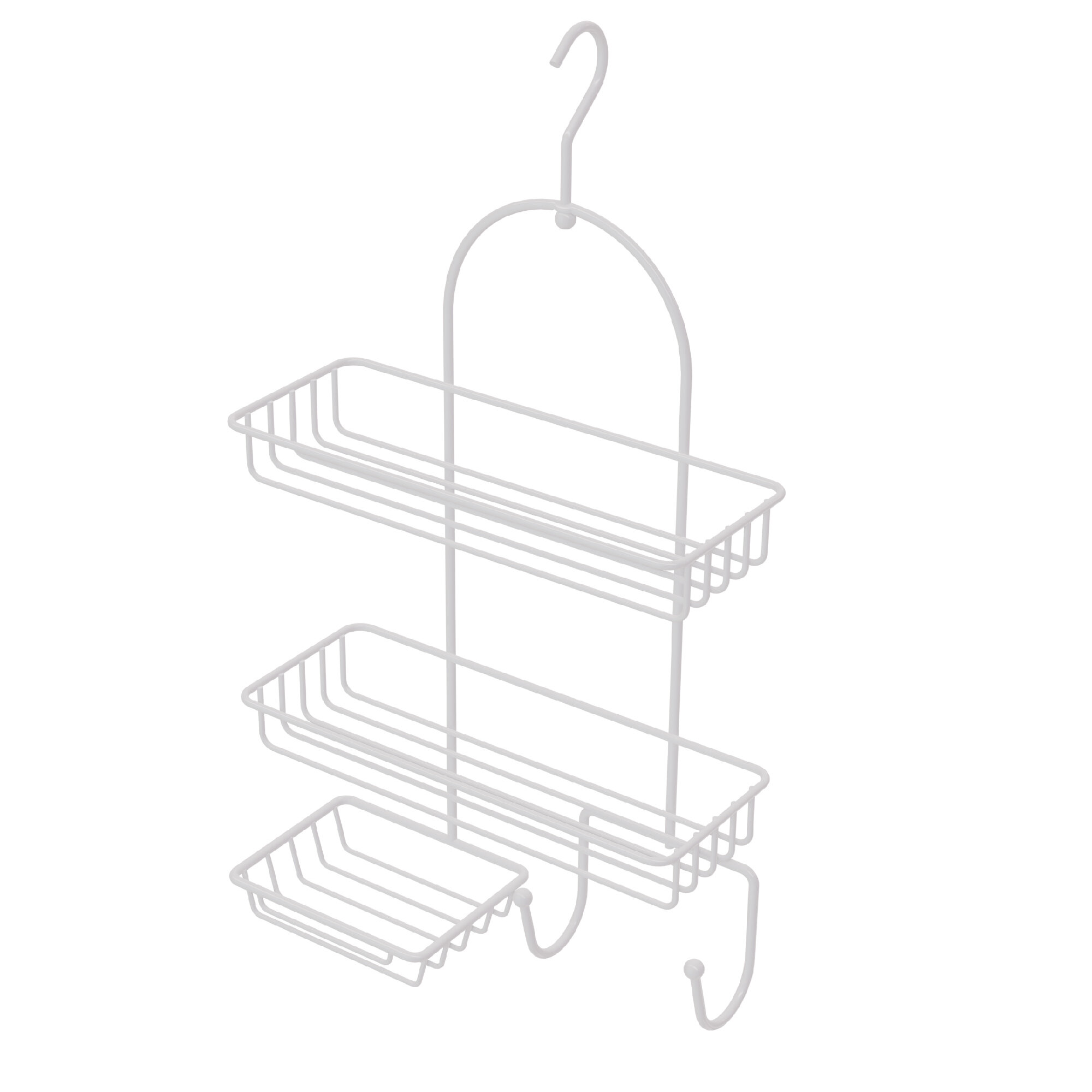 Изображение товара Полка Fixsen FX-970W, 2 яруса, с мыльницей, белая