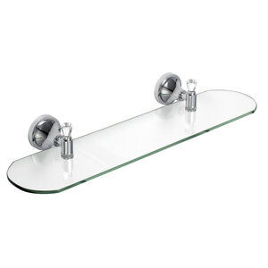 Изображение товара Полка стеклянная Fixsen Sofita Crystal SF-35003, хром