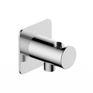 Изображение товара Подключение шланга WasserKRAFT Weida, с держателем для лейки, хром, A271